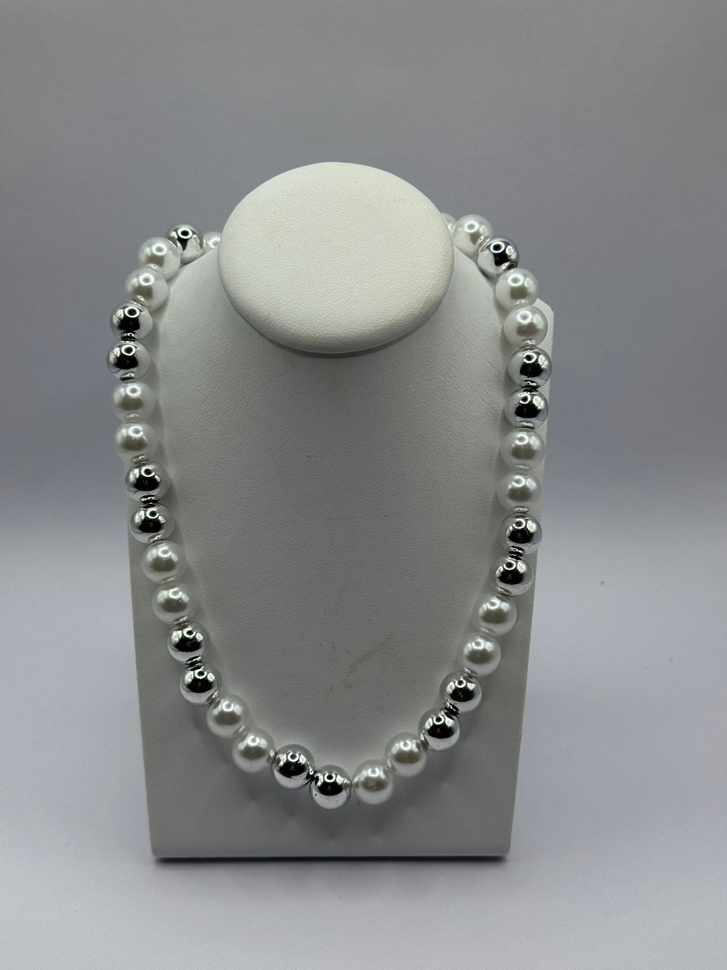 COLLANA SFERE SILVER
