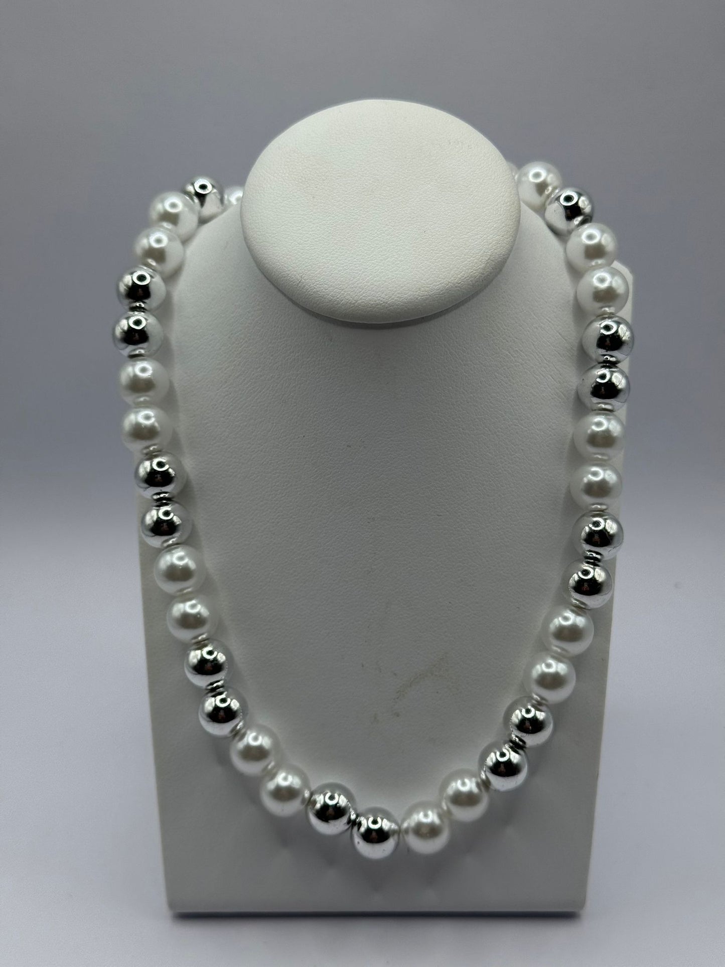 COLLANA SFERE SILVER