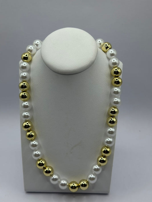 COLLANA SFERE GOLD